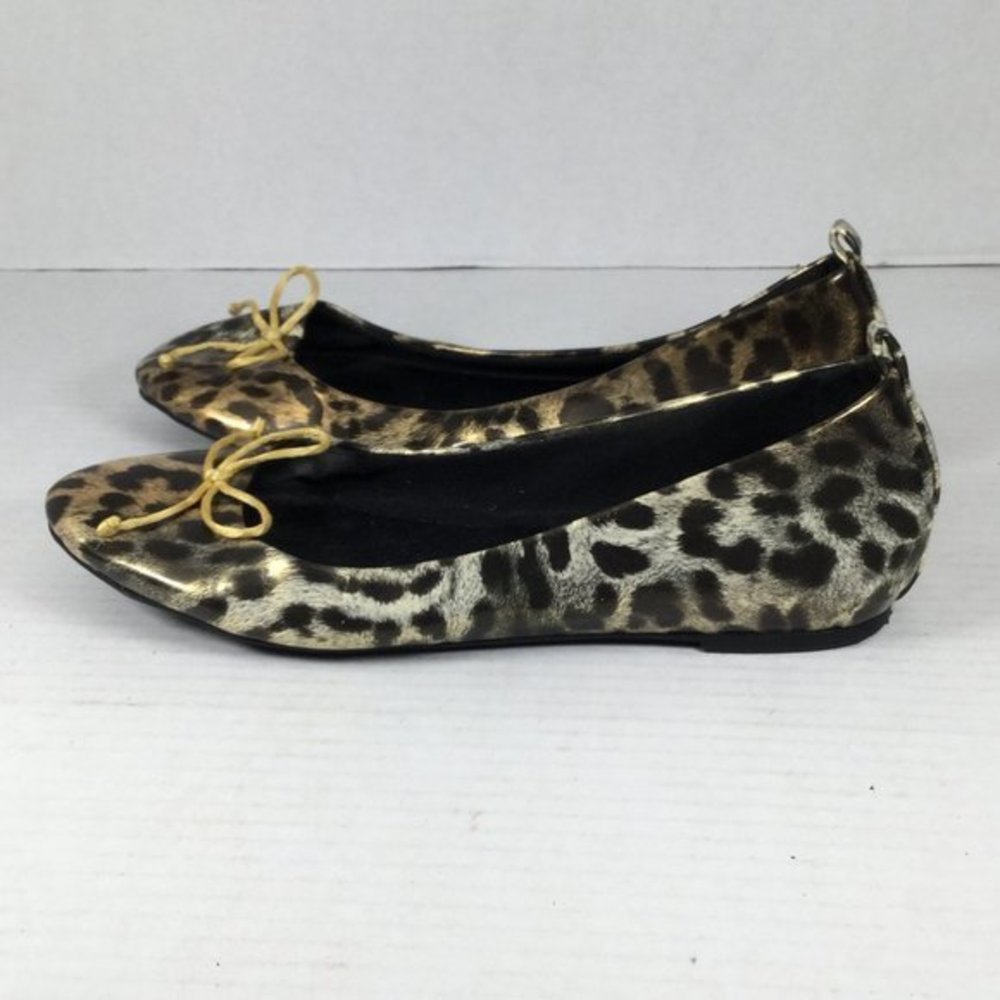 Chico's Leopard Print Flats Size 7 - image 4